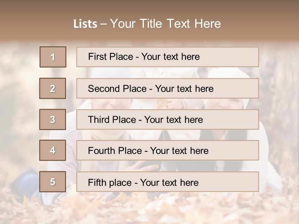 Mother Tender Girl PowerPoint Template
