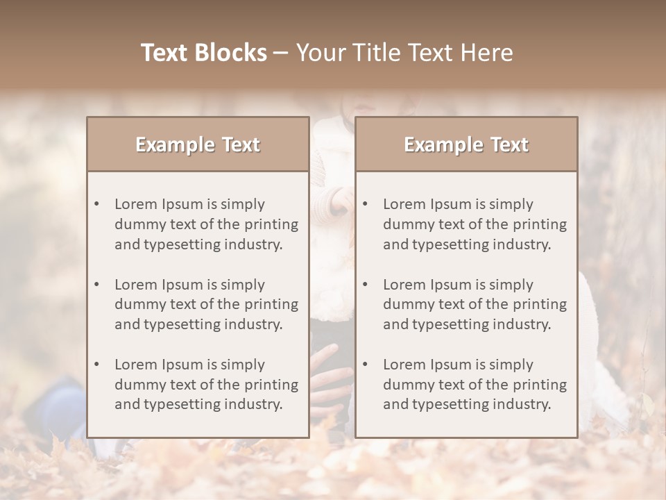 Mother Tender Girl PowerPoint Template