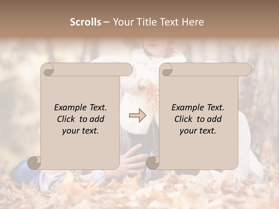 Mother Tender Girl PowerPoint Template