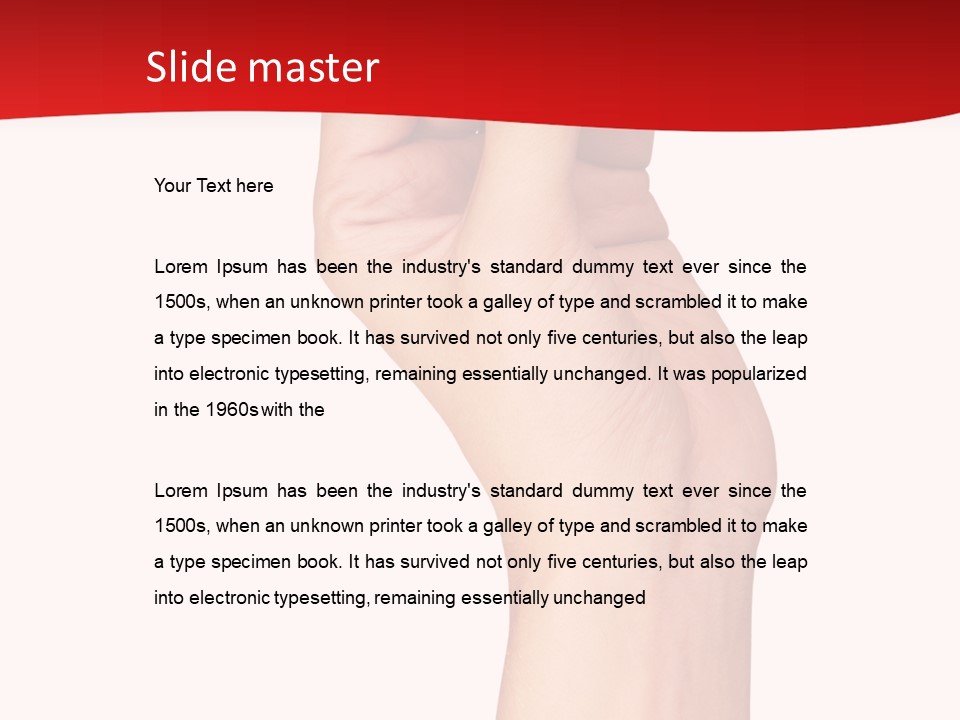 Isolated Perfection Positioning PowerPoint Template