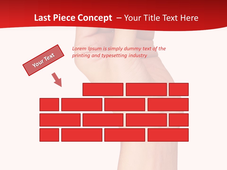 Isolated Perfection Positioning PowerPoint Template