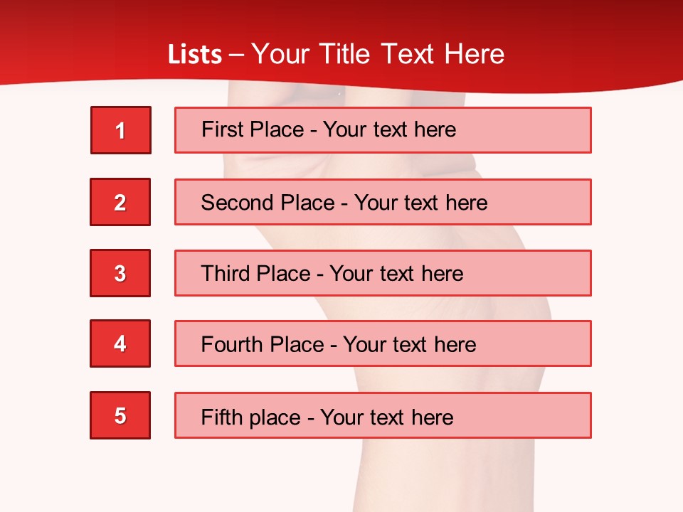 Isolated Perfection Positioning PowerPoint Template