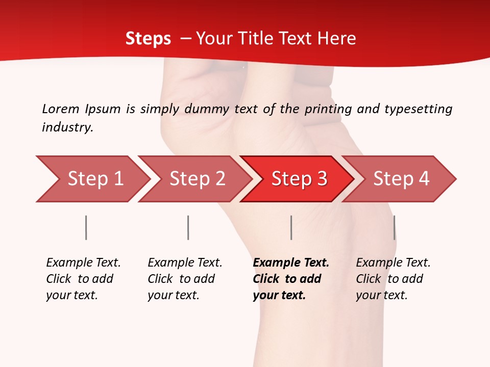 Isolated Perfection Positioning PowerPoint Template