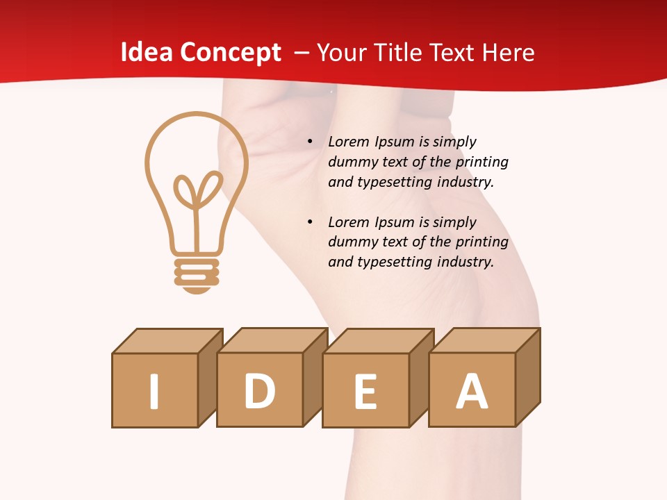 Isolated Perfection Positioning PowerPoint Template