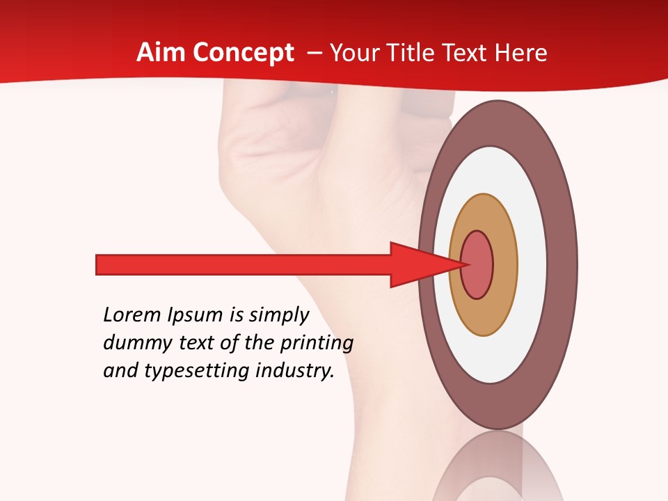 Isolated Perfection Positioning PowerPoint Template