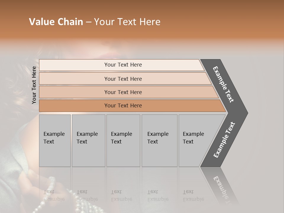 Eyes Brown Necklace PowerPoint Template