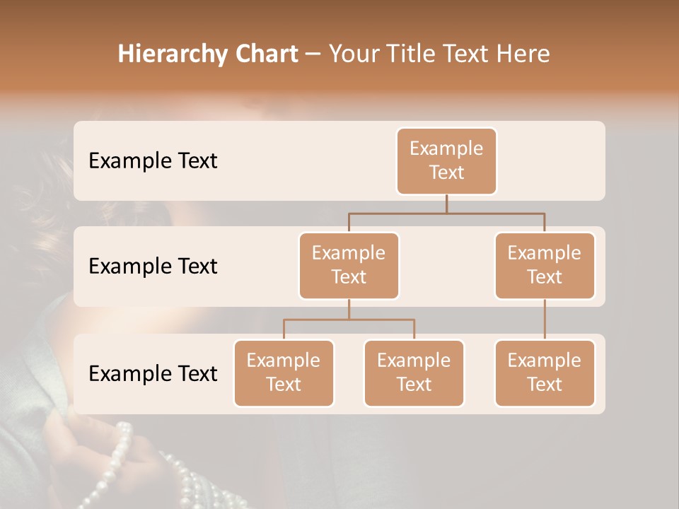 Eyes Brown Necklace PowerPoint Template