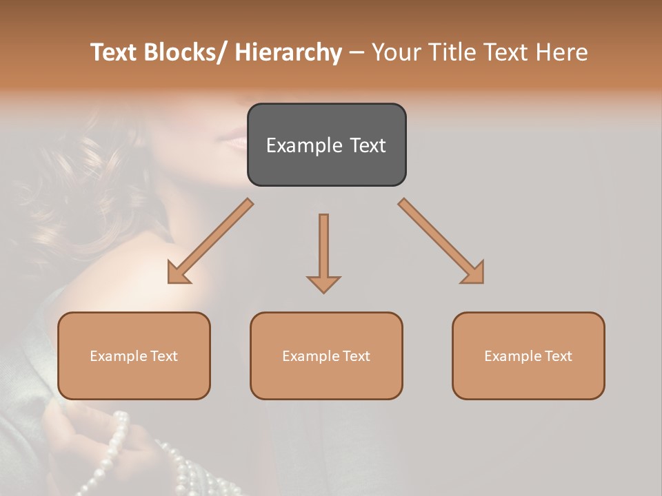 Eyes Brown Necklace PowerPoint Template