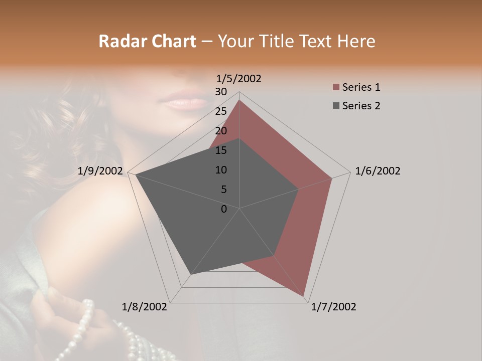 Eyes Brown Necklace PowerPoint Template