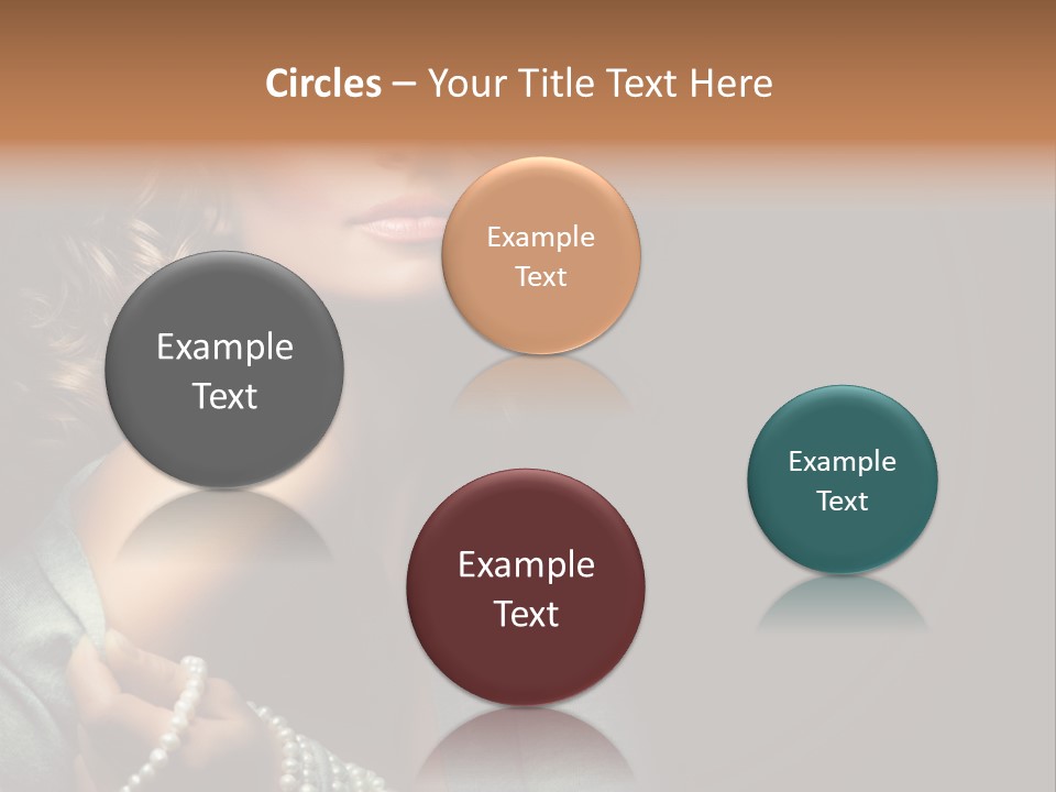 Eyes Brown Necklace PowerPoint Template