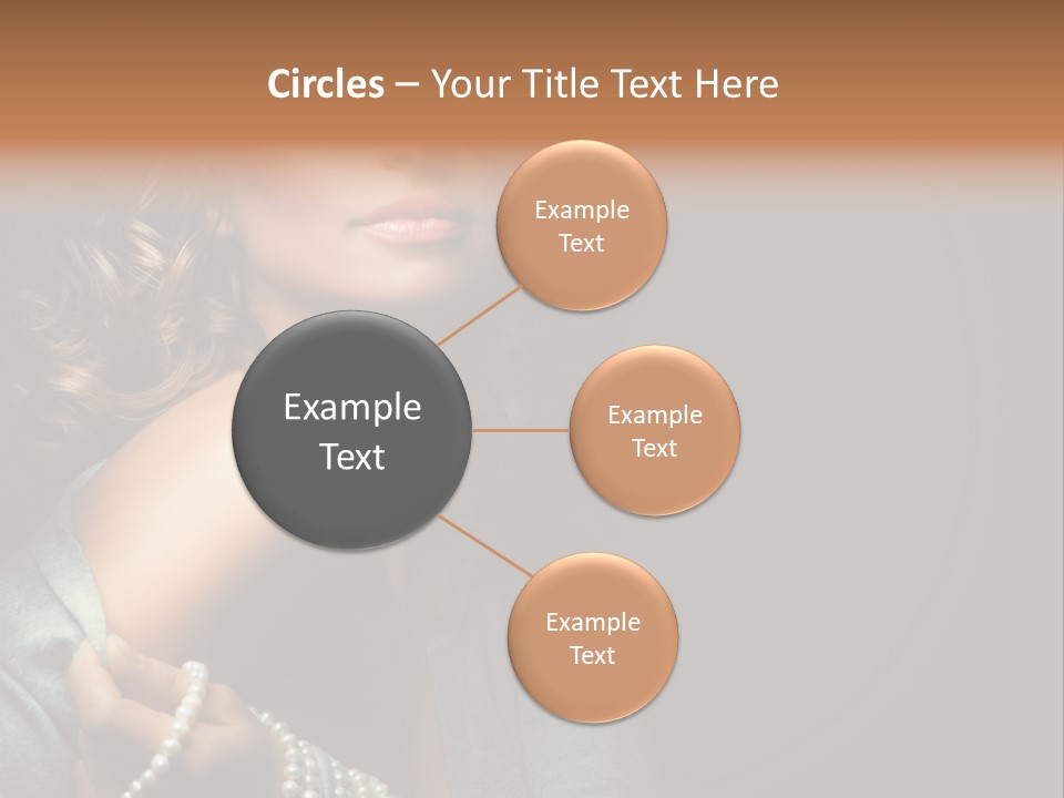 Eyes Brown Necklace PowerPoint Template