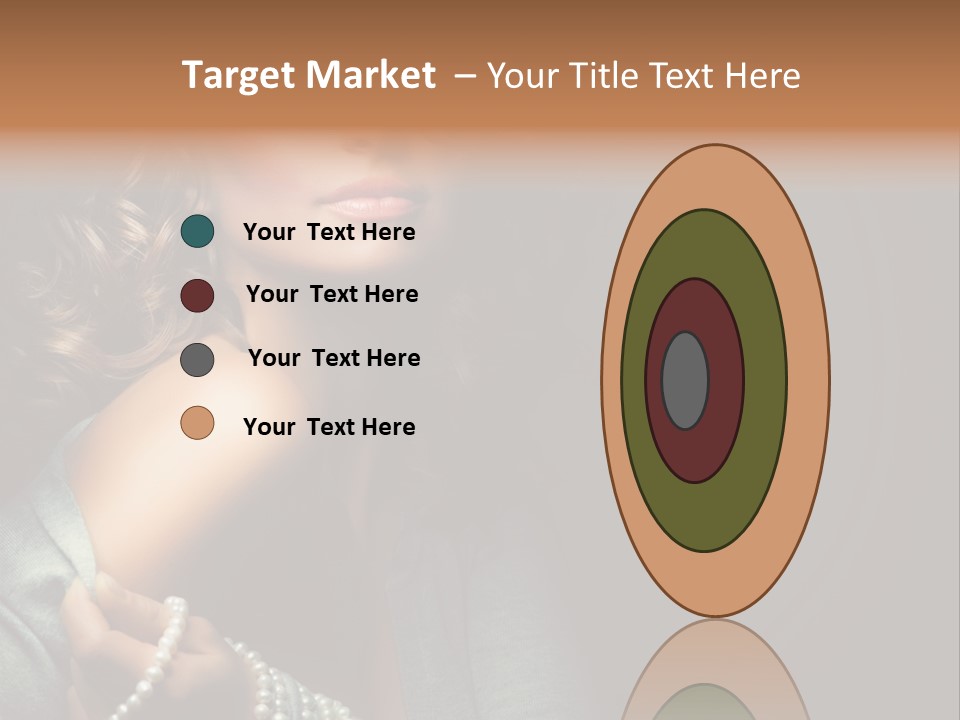 Eyes Brown Necklace PowerPoint Template