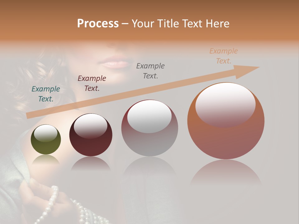 Eyes Brown Necklace PowerPoint Template