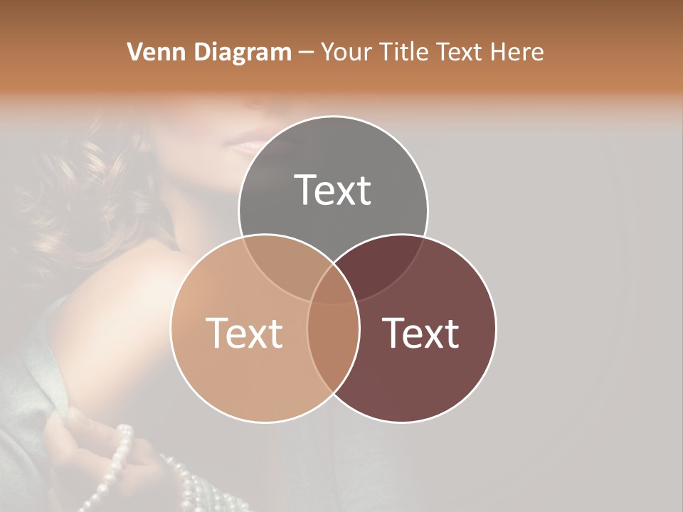 Eyes Brown Necklace PowerPoint Template