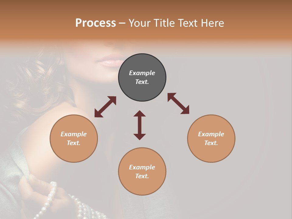 Eyes Brown Necklace PowerPoint Template