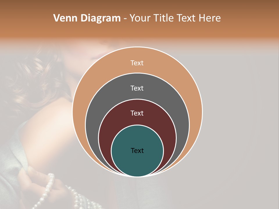 Eyes Brown Necklace PowerPoint Template