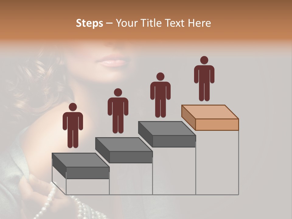 Eyes Brown Necklace PowerPoint Template