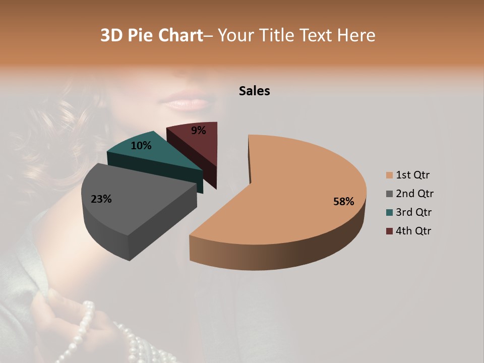 Eyes Brown Necklace PowerPoint Template