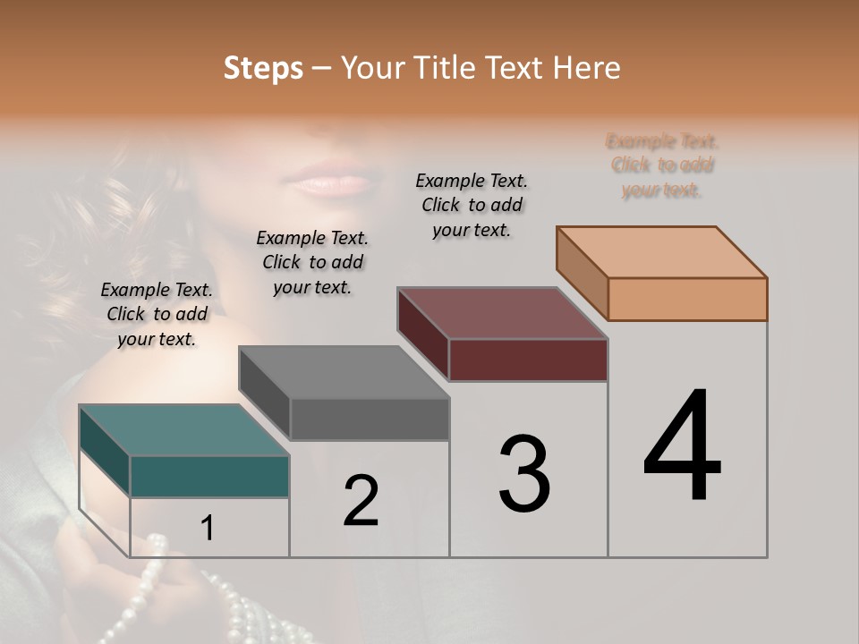 Eyes Brown Necklace PowerPoint Template