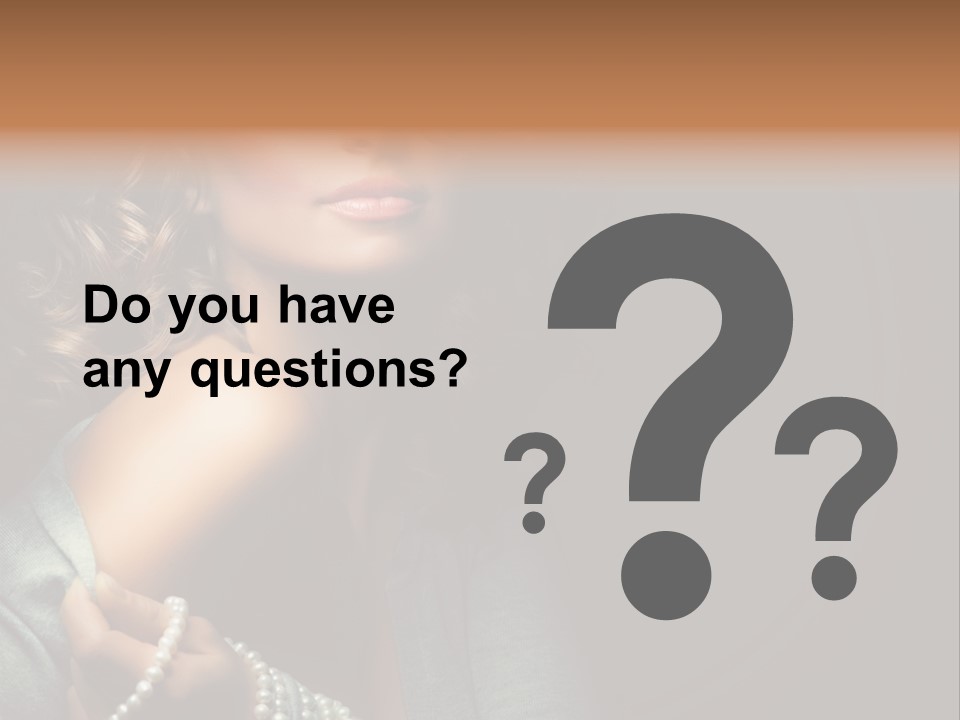 Eyes Brown Necklace PowerPoint Template