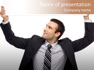 Man Business Copy Space PowerPoint Template