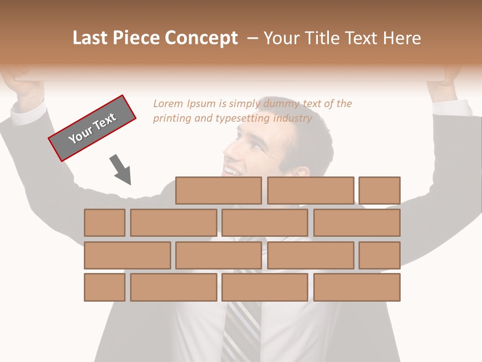 Man Business Copy Space PowerPoint Template