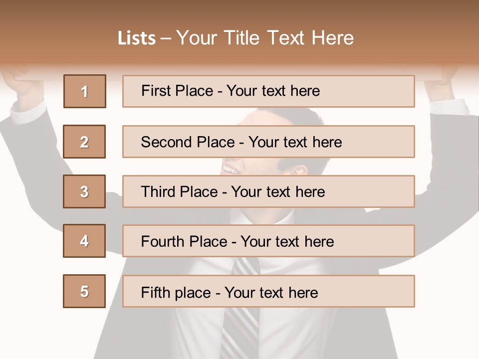 Man Business Copy Space PowerPoint Template