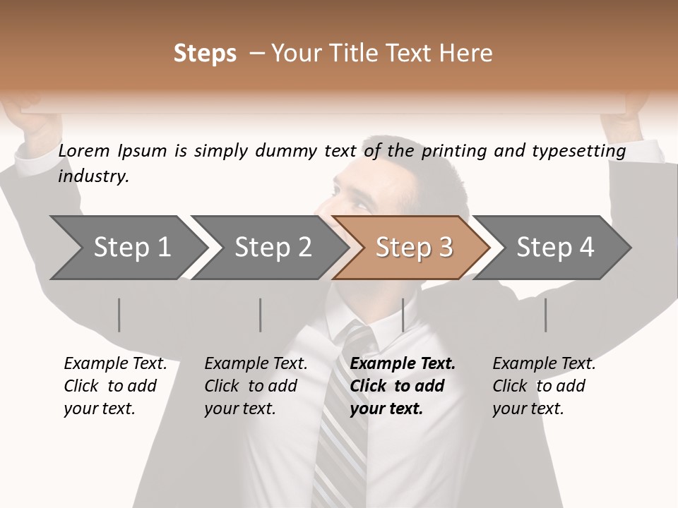 Man Business Copy Space PowerPoint Template