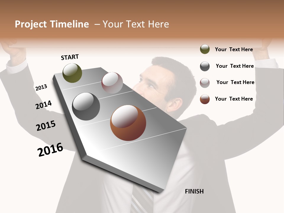 Man Business Copy Space PowerPoint Template