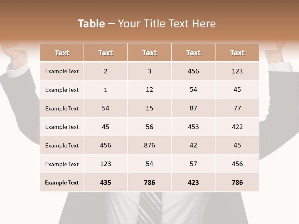 Man Business Copy Space PowerPoint Template
