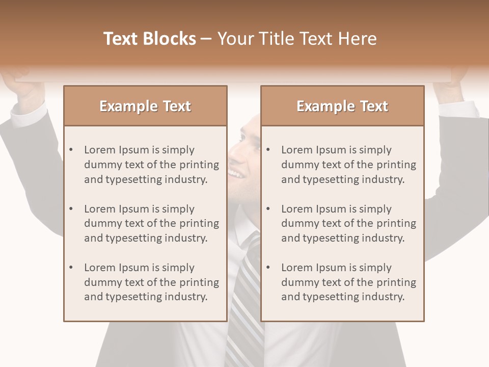 Man Business Copy Space PowerPoint Template