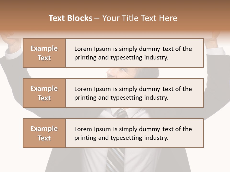 Man Business Copy Space PowerPoint Template