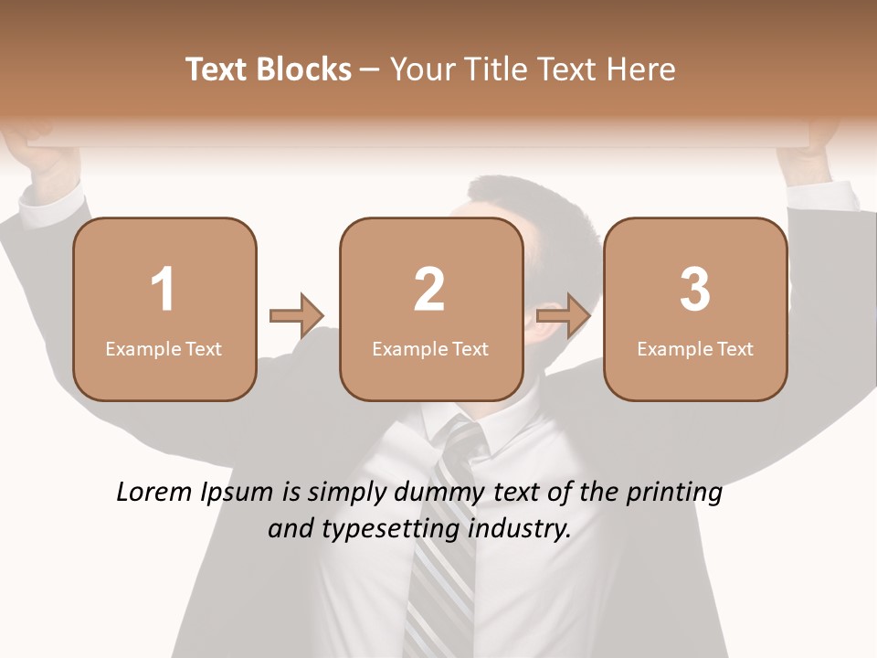 Man Business Copy Space PowerPoint Template