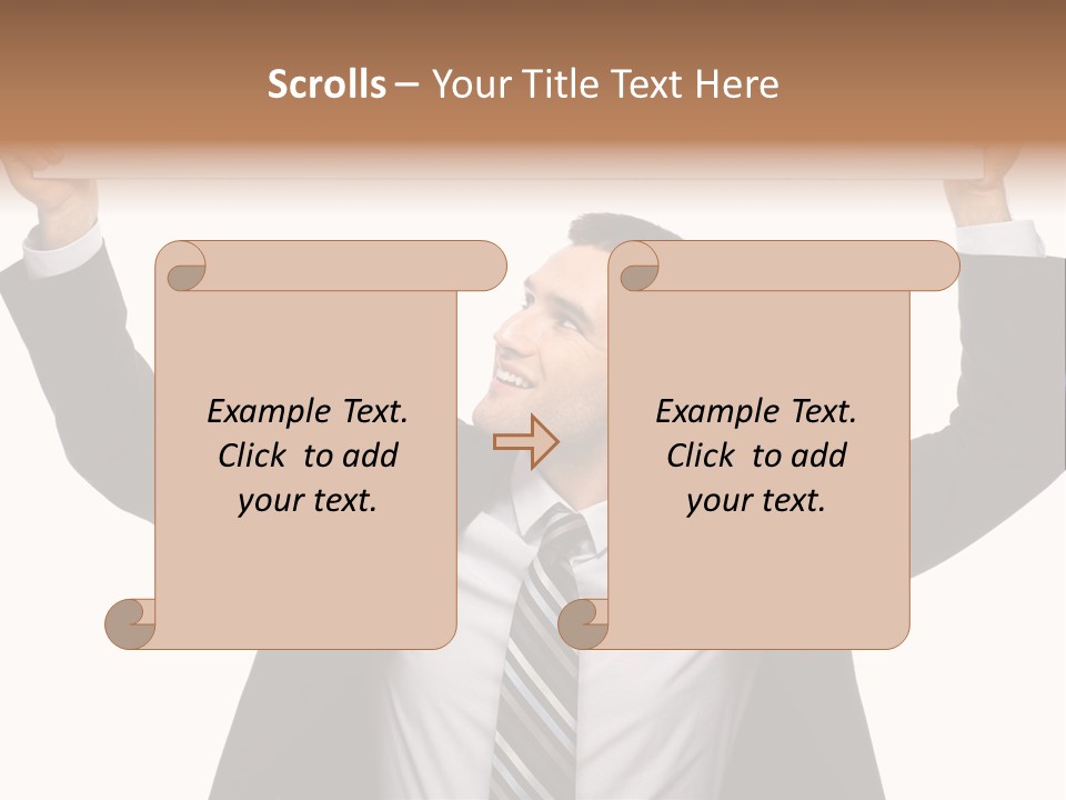 Man Business Copy Space PowerPoint Template