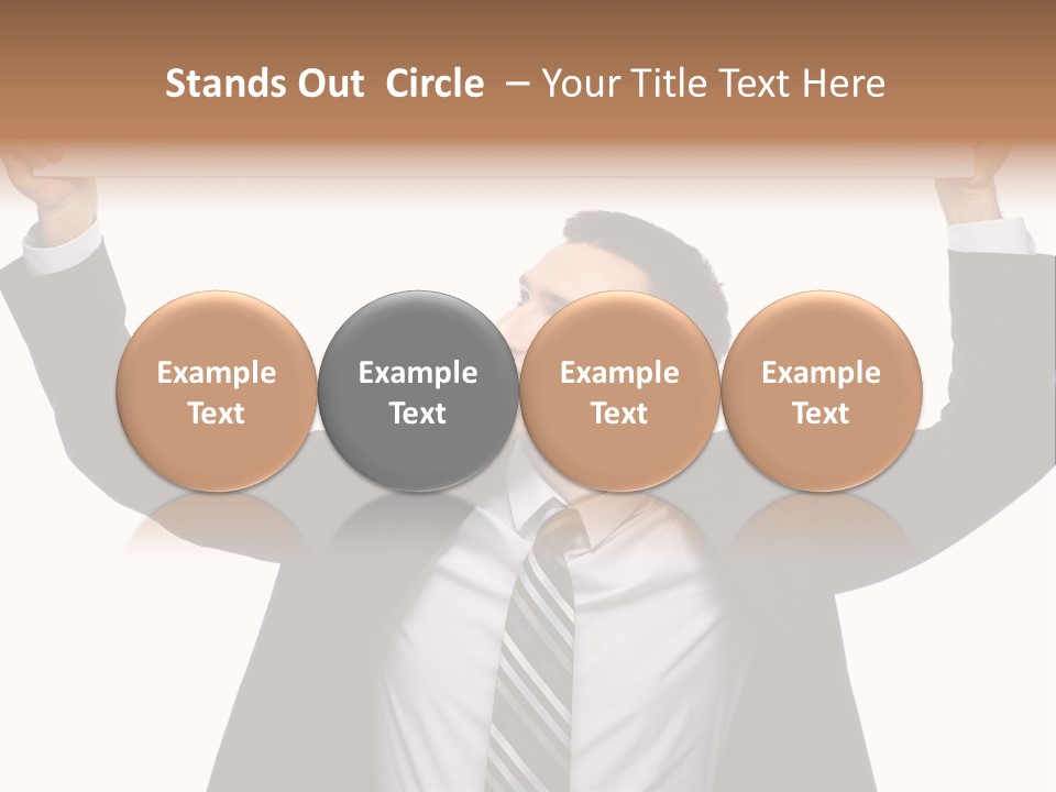 Man Business Copy Space PowerPoint Template