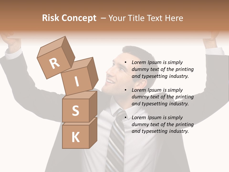 Man Business Copy Space PowerPoint Template