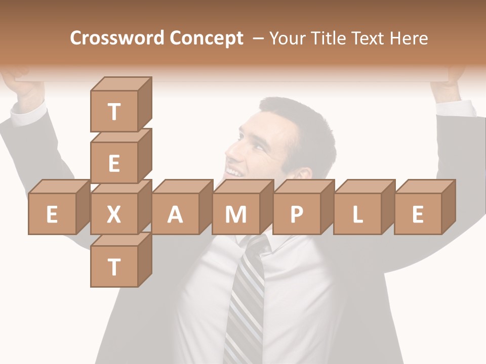 Man Business Copy Space PowerPoint Template