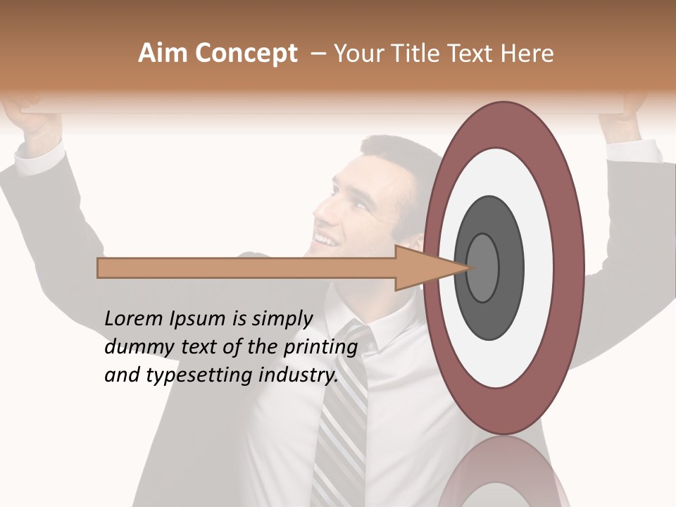 Man Business Copy Space PowerPoint Template