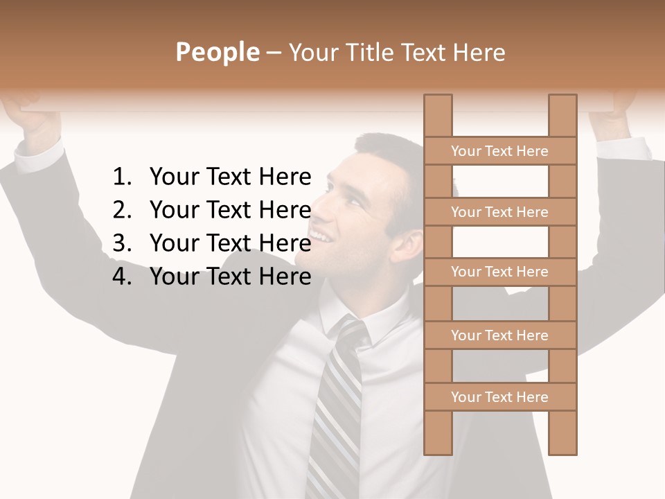 Man Business Copy Space PowerPoint Template