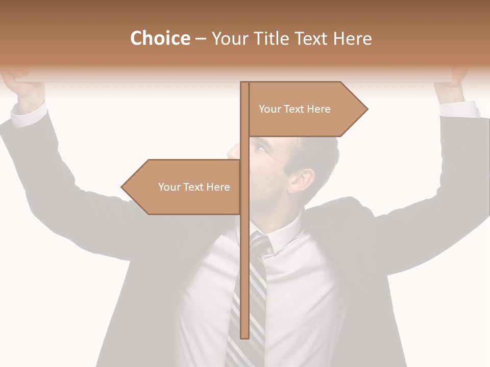 Man Business Copy Space PowerPoint Template