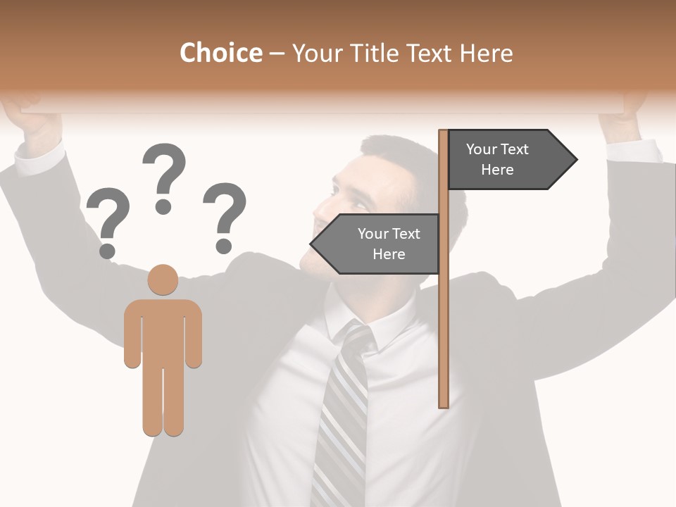 Man Business Copy Space PowerPoint Template