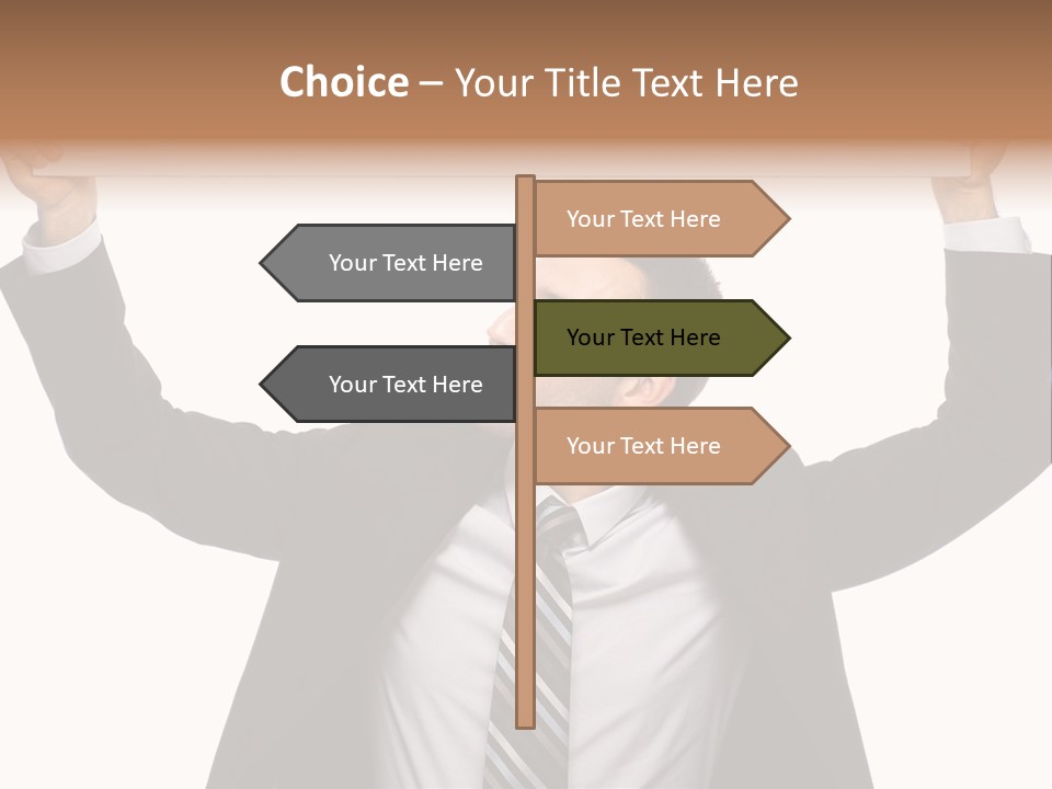 Man Business Copy Space PowerPoint Template