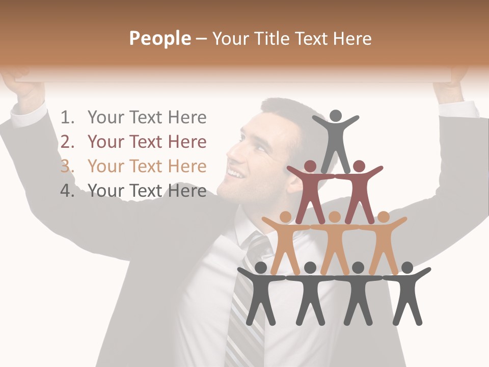 Man Business Copy Space PowerPoint Template