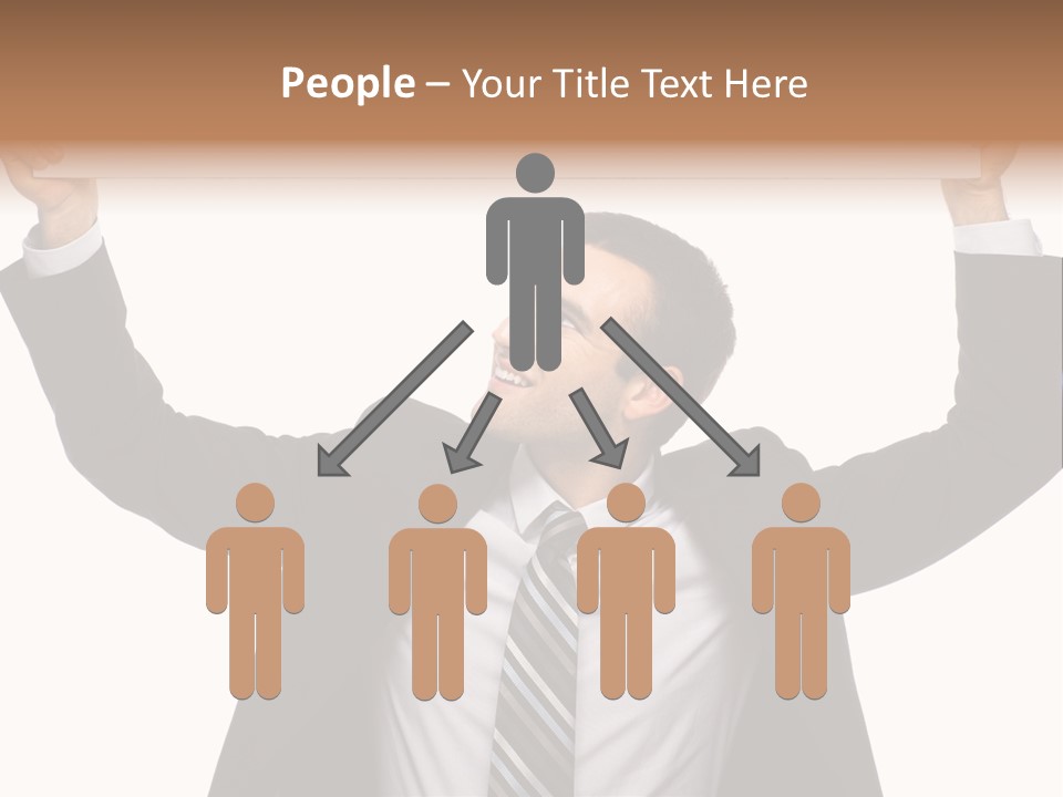 Man Business Copy Space PowerPoint Template