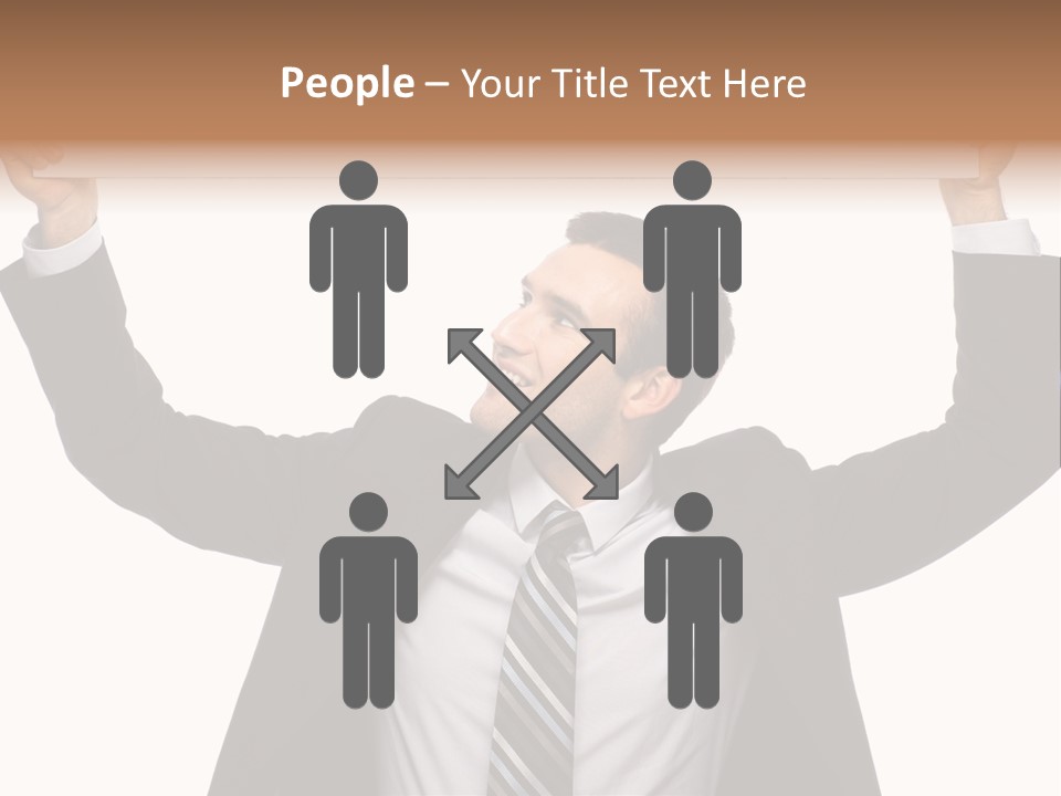 Man Business Copy Space PowerPoint Template