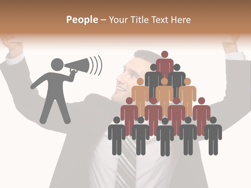 Man Business Copy Space PowerPoint Template