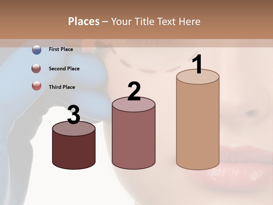 Blue Touch Treatment PowerPoint Template