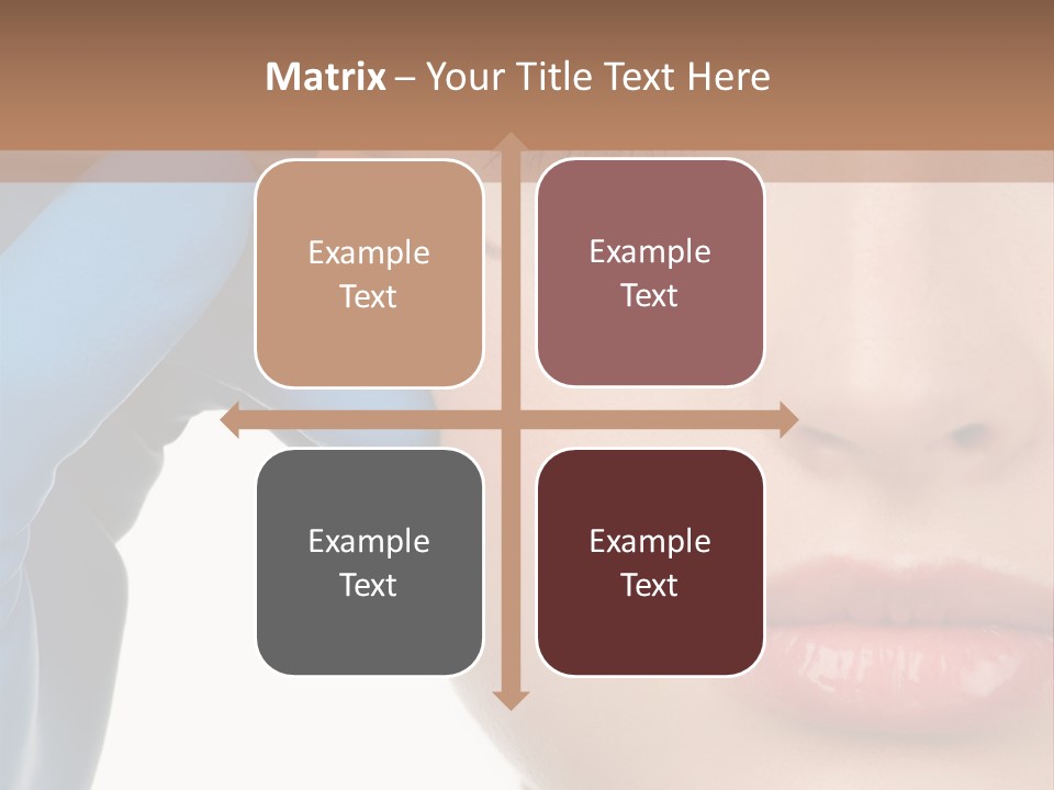 Blue Touch Treatment PowerPoint Template