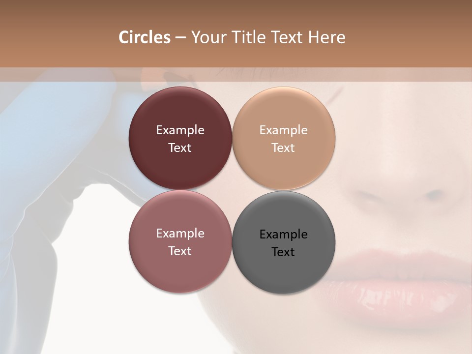 Blue Touch Treatment PowerPoint Template