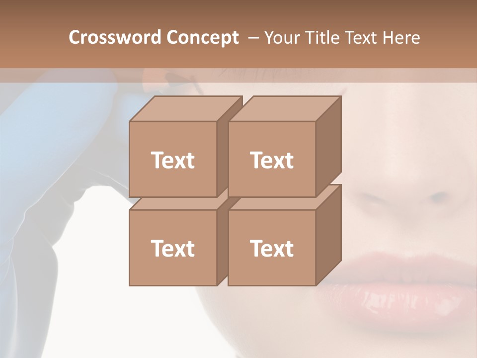 Blue Touch Treatment PowerPoint Template